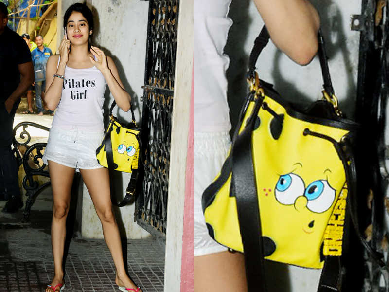 Can you guess the price of Janhvi Kapoor’s SpongeBob bag?