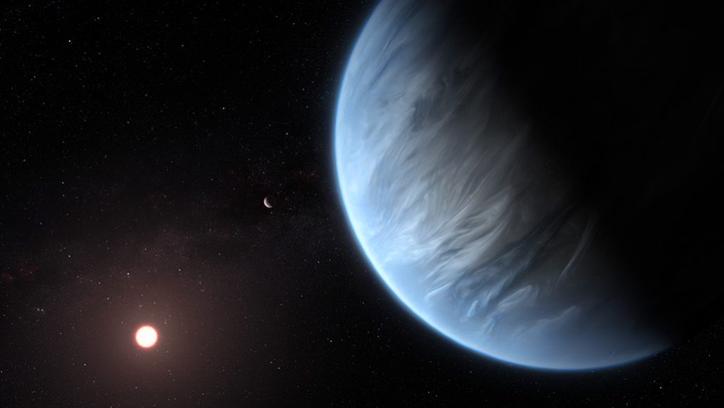 This is the first known exoplanet with rain and clouds of water droplets