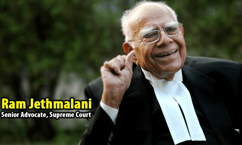 Doyen of criminal law ,Senior advocate and former Union law minister Ram Jethmalani passes away