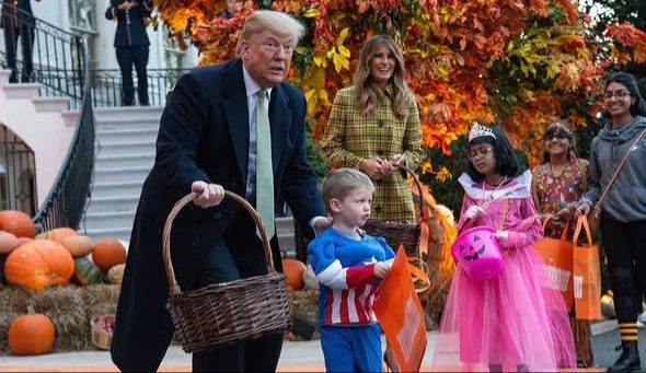 US President Donald Trump host their third White House Halloween