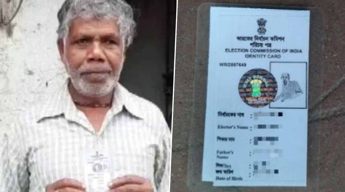 Dog’s picture on Murshidabad Man’s Voter ID