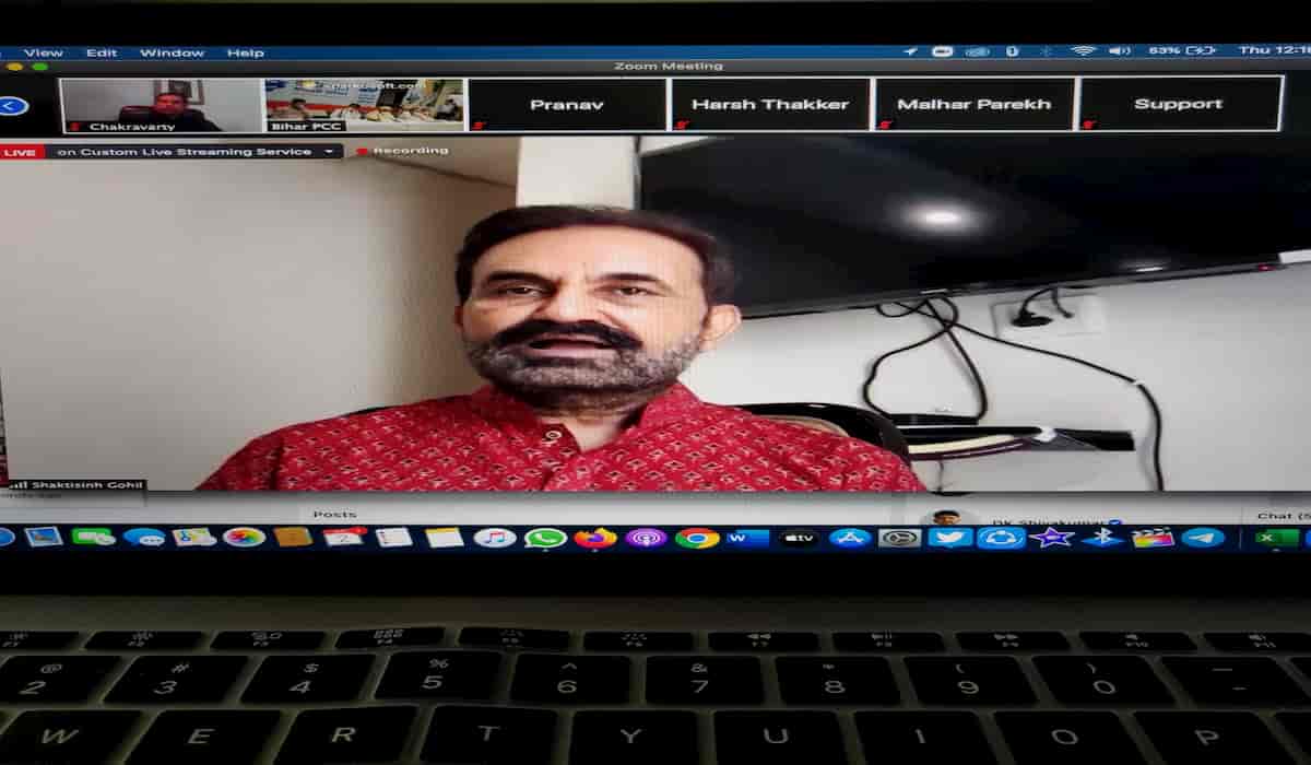 Congress Leader Shaktisinh Gohil Launches Digital Campaign for Bihar